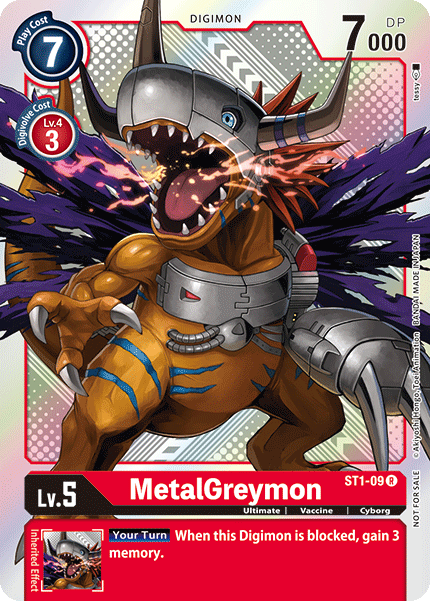 MetalGreymon [ST1-09] (Tournament Pack Vol.2) [Starter Deck: Gaia Red Promos] | Black Swamp Games