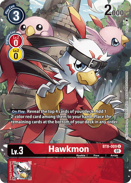 Hawkmon [BT8-009] (Alternate Art) [New Awakening] | Black Swamp Games