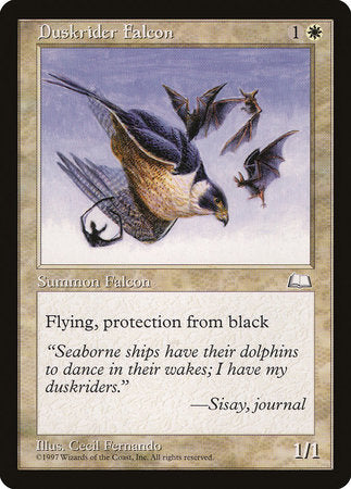Duskrider Falcon [Weatherlight] | Black Swamp Games