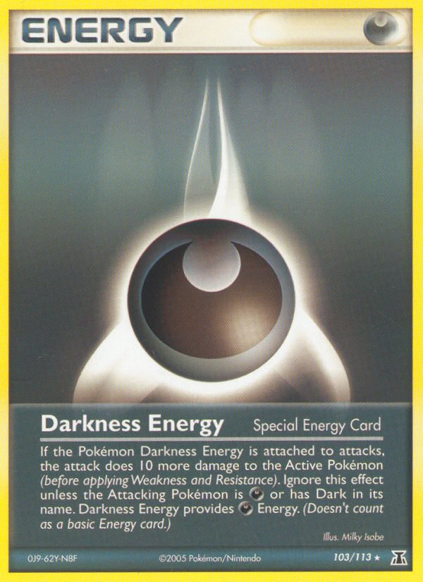 Darkness Energy (103/113) [EX: Delta Species] | Black Swamp Games