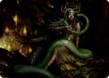 Saryth, the Viper's Fang Art Card [Innistrad: Midnight Hunt Art Series] | Black Swamp Games