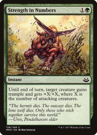 Strength in Numbers [Modern Masters 2017] | Black Swamp Games