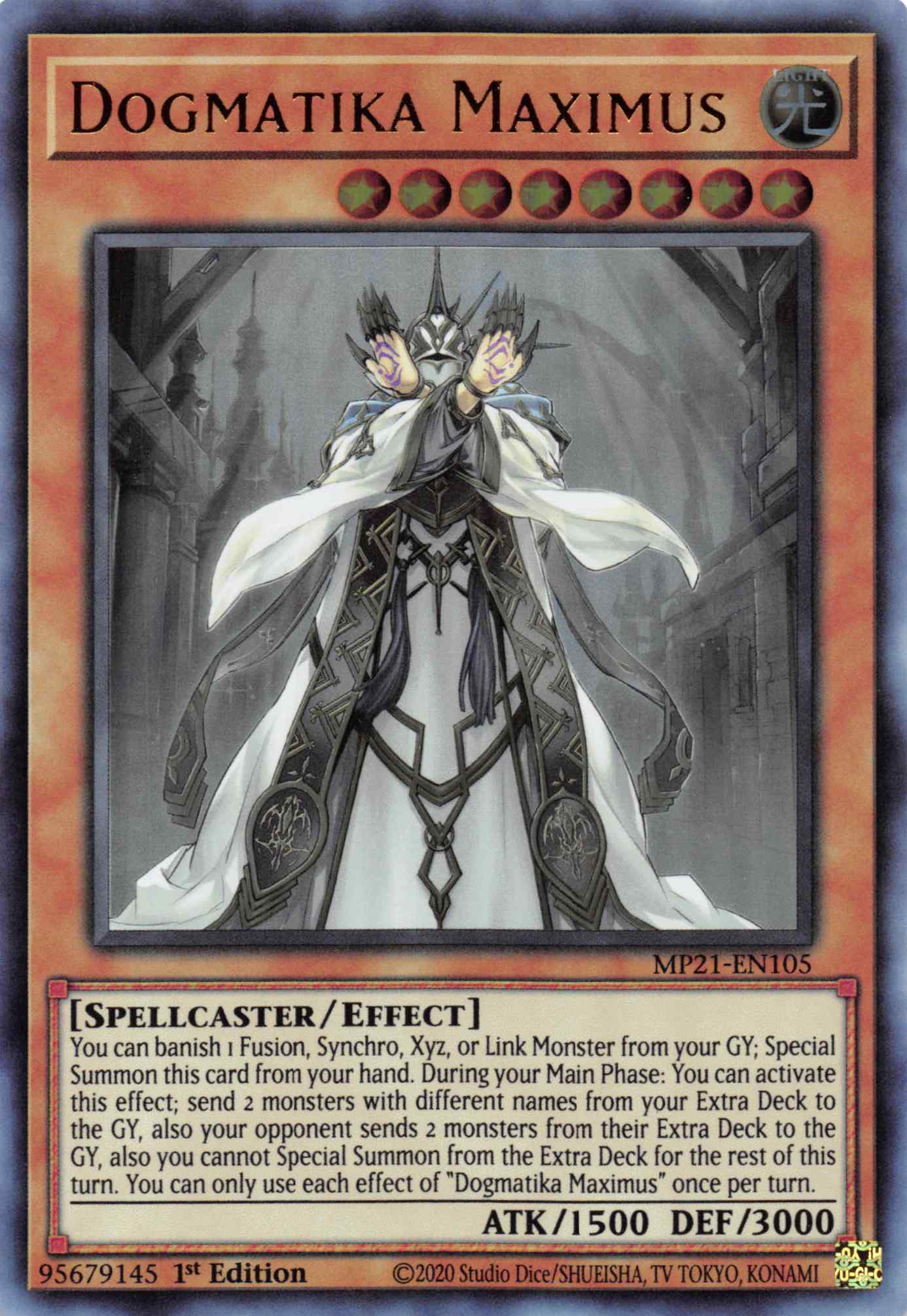 Dogmatika Maximus [MP21-EN105] Ultra Rare | Black Swamp Games