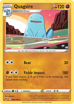 Quagsire (084/185) [Sword & Shield: Vivid Voltage] | Black Swamp Games