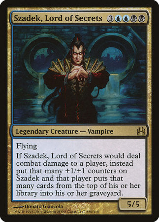 Szadek, Lord of Secrets [Commander 2011] | Black Swamp Games