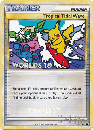 Tropical Tidal Wave (HGSS18) (Finalist) [HeartGold & SoulSilver: Black Star Promos] | Black Swamp Games