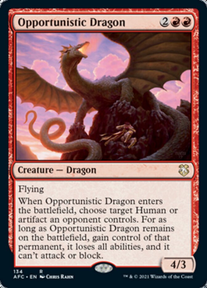 Opportunistic Dragon [Dungeons & Dragons: Adventures in the Forgotten Realms Commander] | Black Swamp Games