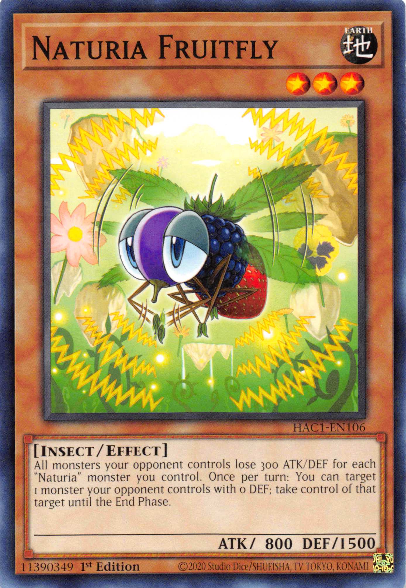 Naturia Fruitfly [HAC1-EN106] Common | Black Swamp Games