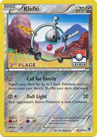 Klefki (66/119) (League Promo 3rd Place) [XY: Phantom Forces] | Black Swamp Games