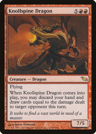 Knollspine Dragon [Shadowmoor] | Black Swamp Games