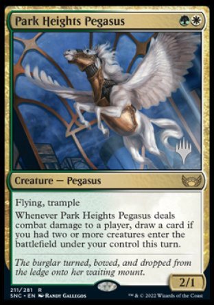 Park Heights Pegasus (Promo Pack) [Streets of New Capenna Promos] | Black Swamp Games