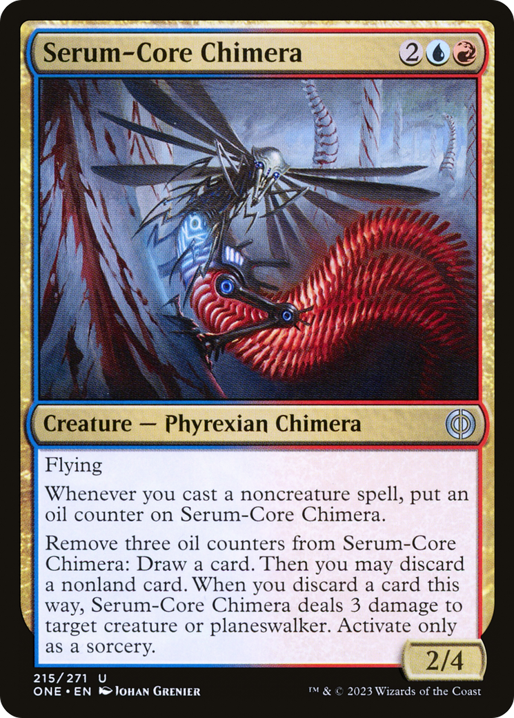 Serum-Core Chimera [Phyrexia: All Will Be One] | Black Swamp Games