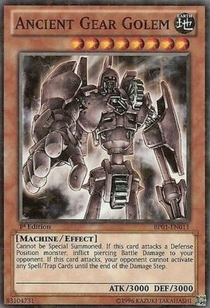 Ancient Gear Golem [BP01-EN011] Starfoil Rare | Black Swamp Games