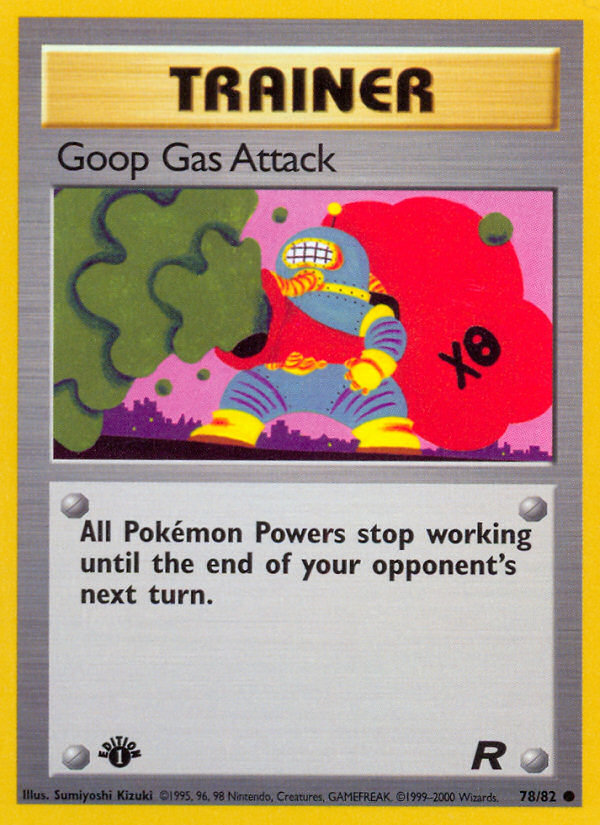 Goop Gas Attack (78/82) [Team Rocket 1st Edition] | Black Swamp Games