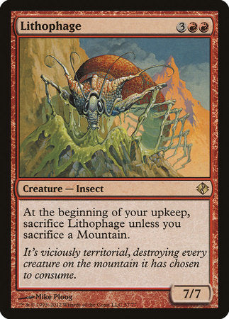 Lithophage [Duel Decks: Venser vs. Koth] | Black Swamp Games