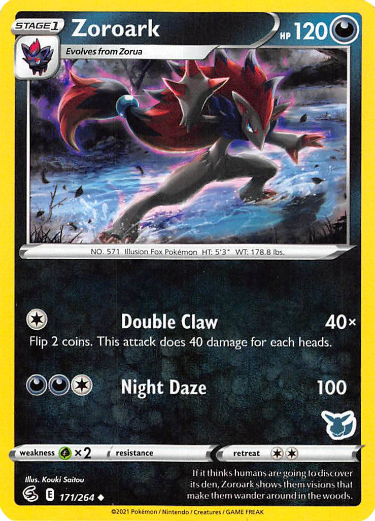 Zoroark (171/264) (Eevee Deck) [Battle Academy 2022] | Black Swamp Games