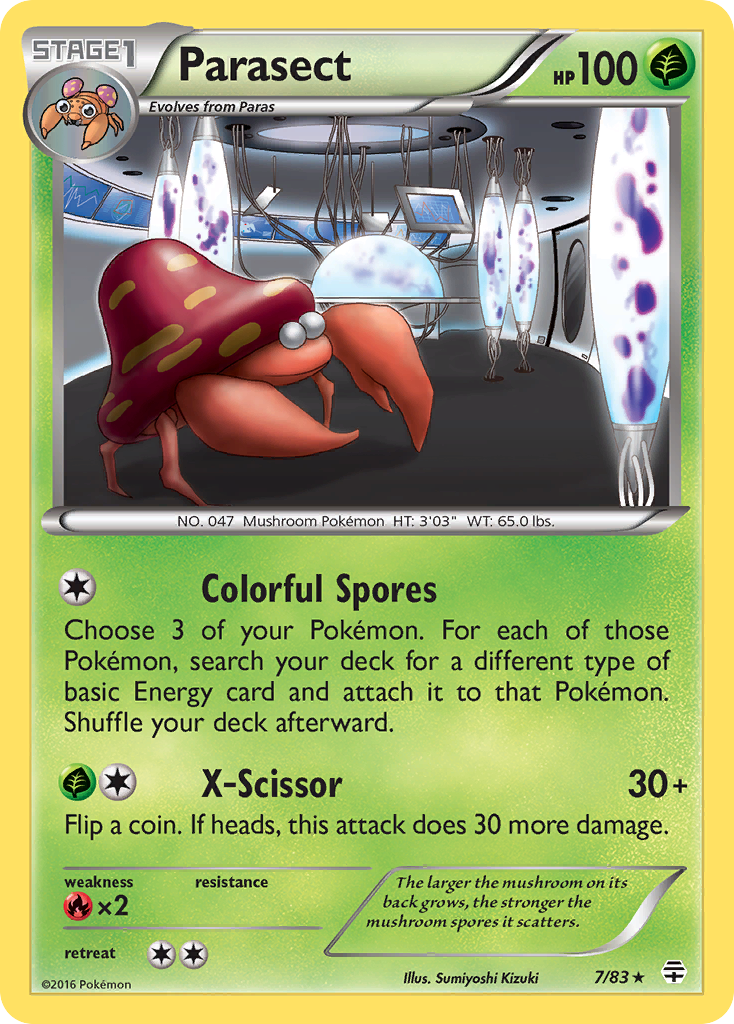 Parasect (7/83) [XY: Generations] | Black Swamp Games