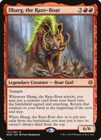 Ilharg, the Raze-Boar [War of the Spark] | Black Swamp Games