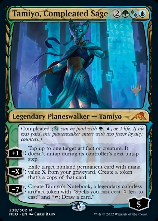 Tamiyo, Compleated Sage (Promo Pack) [Kamigawa: Neon Dynasty Promos] | Black Swamp Games