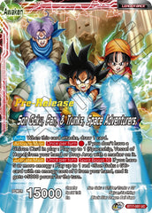Son Goku // Son Goku, Pan, and Trunks, Space Adventurers (BT17-001) [Ultimate Squad Prerelease Promos] | Black Swamp Games