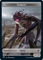 Eldrazi // Soldier Double-Sided Token [Starter Commander Decks] | Black Swamp Games