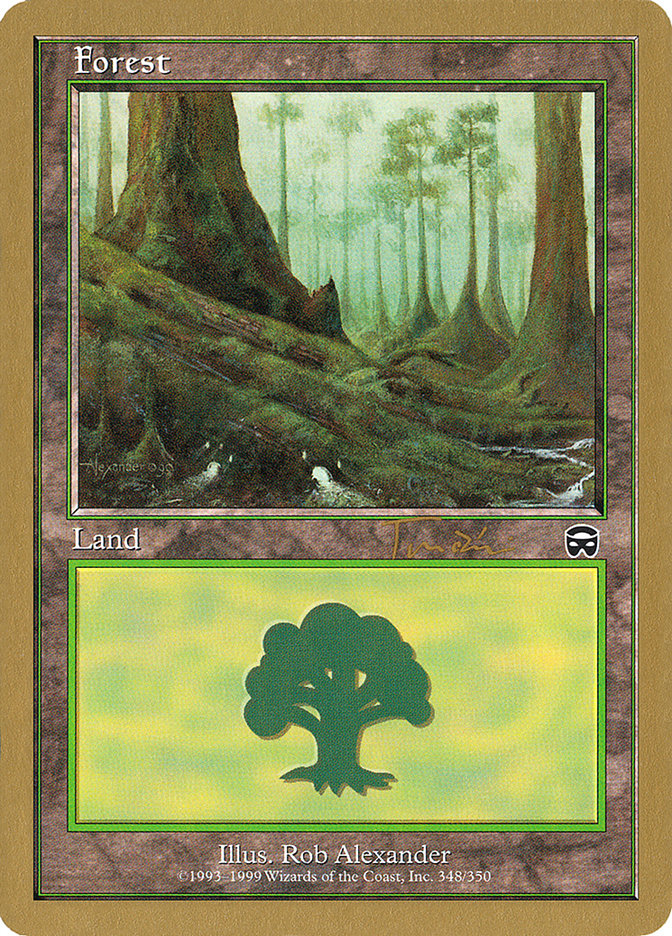 Forest (jt348) (Jan Tomcani) [World Championship Decks 2001] | Black Swamp Games