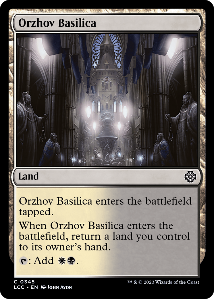 Orzhov Basilica [The Lost Caverns of Ixalan Commander] | Black Swamp Games