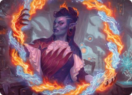 Rootha, Mercurial Artist Art Card [Strixhaven: School of Mages Art Series] | Black Swamp Games