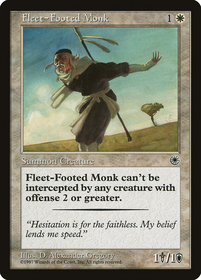 Fleet-Footed Monk [Portal] | Black Swamp Games