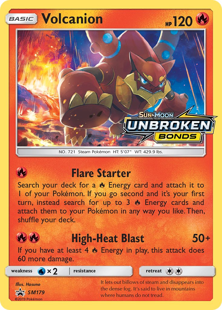 Volcanion (SM179) [Sun & Moon: Black Star Promos] | Black Swamp Games