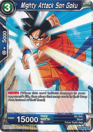 Mighty Attack Son Goku (BT2-038) [Union Force] | Black Swamp Games