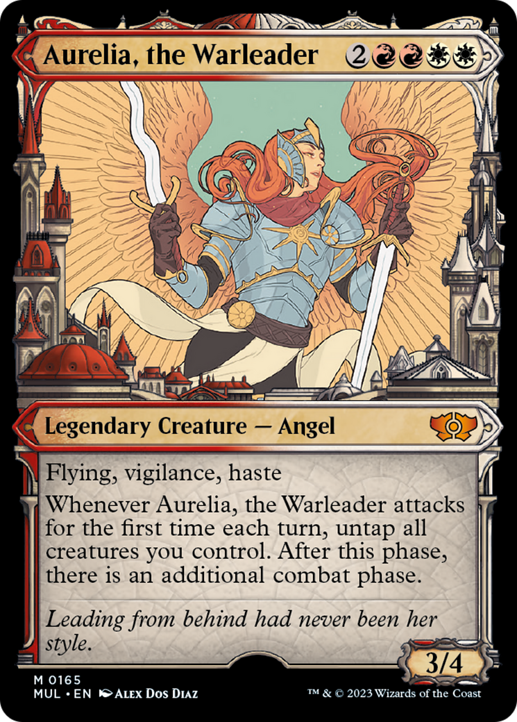 Aurelia, the Warleader (Halo Foil) [Multiverse Legends] | Black Swamp Games