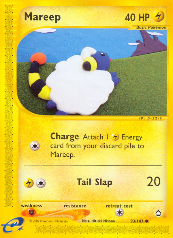 Mareep (93/147) [Aquapolis] | Black Swamp Games