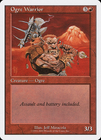 Ogre Warrior [Starter 2000] | Black Swamp Games