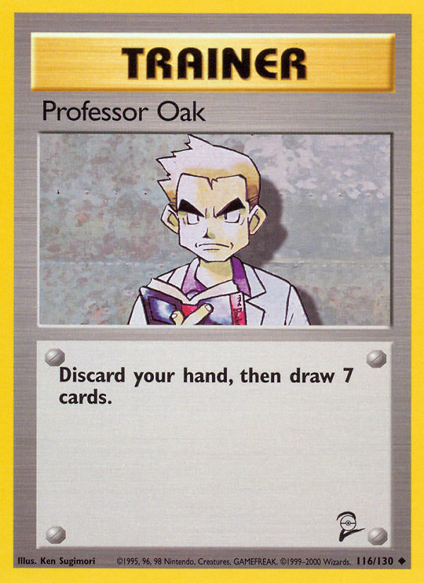 Professor Oak (116/130) [Base Set 2] | Black Swamp Games