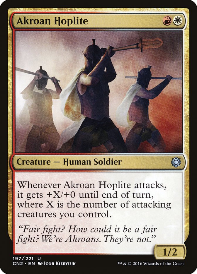 Akroan Hoplite [Conspiracy: Take the Crown] | Black Swamp Games