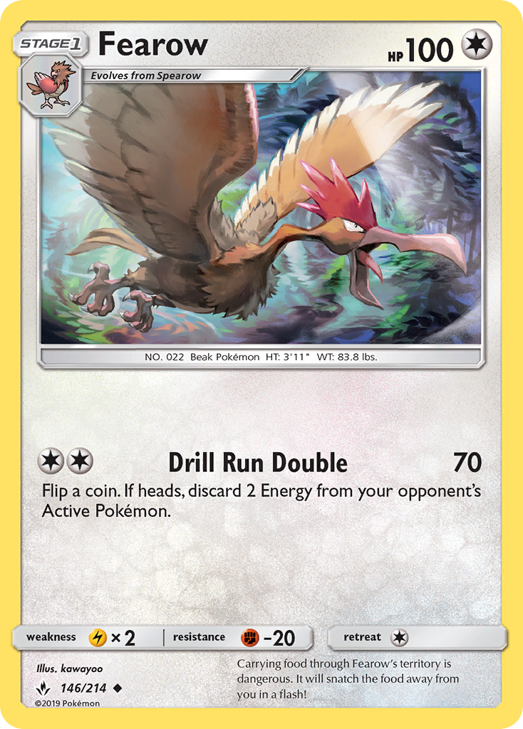 Fearow (146/214) [Sun & Moon: Unbroken Bonds] | Black Swamp Games