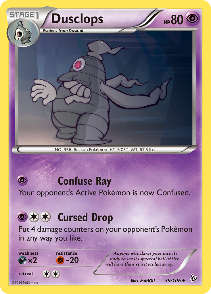 Dusclops (39/106) [XY: Flashfire] | Black Swamp Games