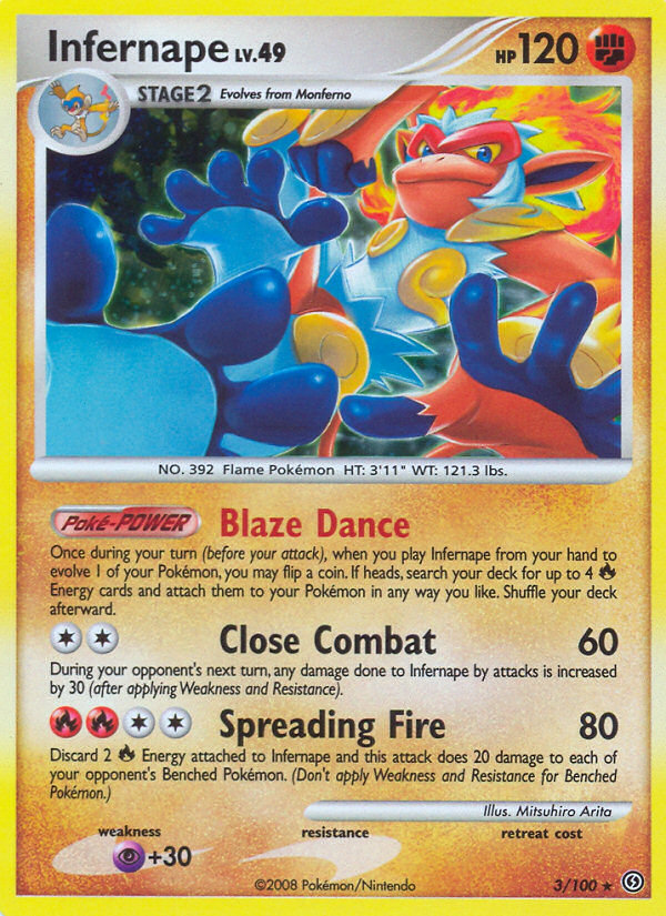 Infernape (3/100) [Diamond & Pearl: Stormfront] | Black Swamp Games