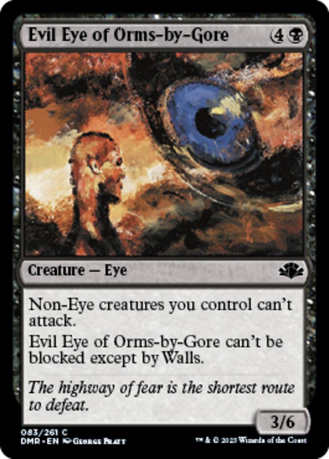 Evil Eye of Orms-by-Gore [Dominaria Remastered] | Black Swamp Games