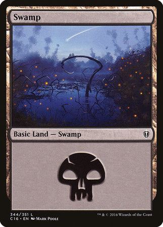 Swamp (344) [Commander 2016] | Black Swamp Games