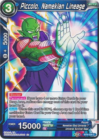 Piccolo, Namekian Lineage [BT9-029] | Black Swamp Games