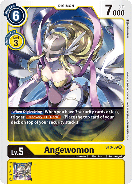 Angewomon [ST3-09] [Starter Deck: Heaven's Yellow] | Black Swamp Games