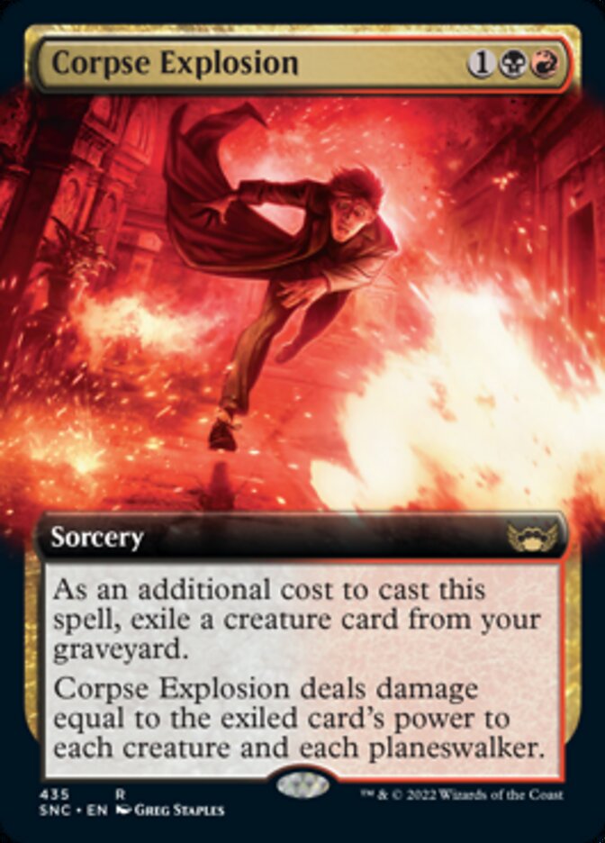 Corpse Explosion (Extended Art) [Streets of New Capenna] | Black Swamp Games