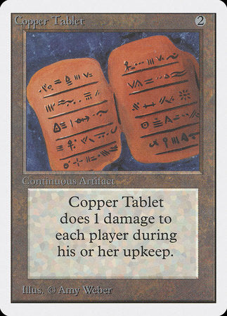 Copper Tablet [Unlimited Edition] | Black Swamp Games