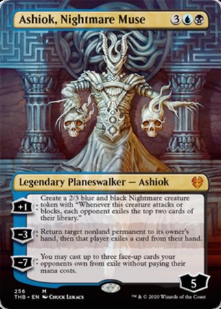 Ashiok, Nightmare Muse (Borderless) [Theros Beyond Death] | Black Swamp Games