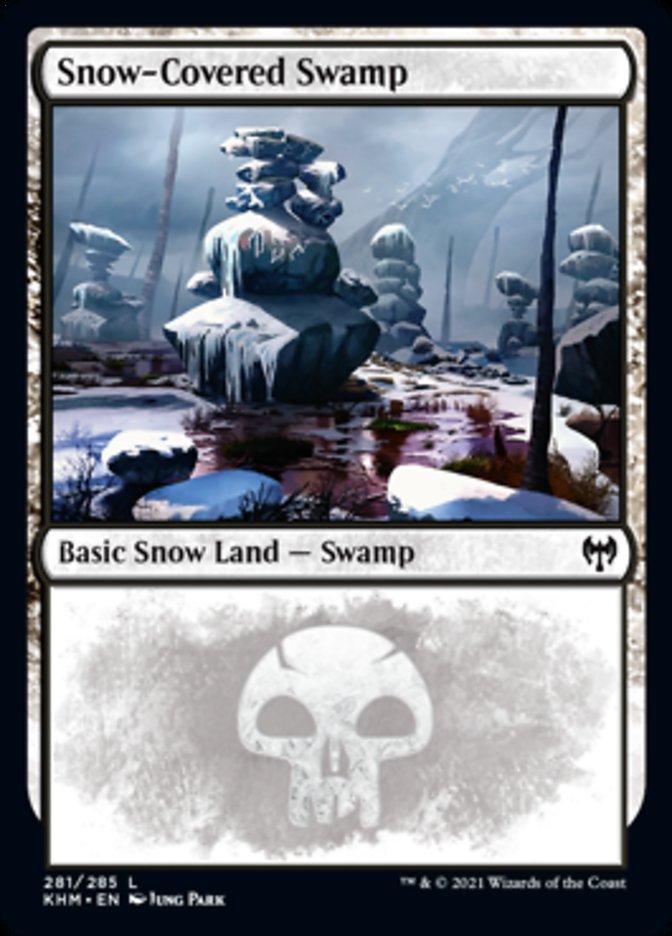 Snow-Covered Swamp (281) [Kaldheim] | Black Swamp Games