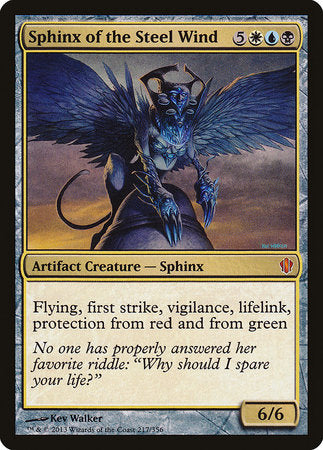 Sphinx of the Steel Wind [Commander 2013] | Black Swamp Games