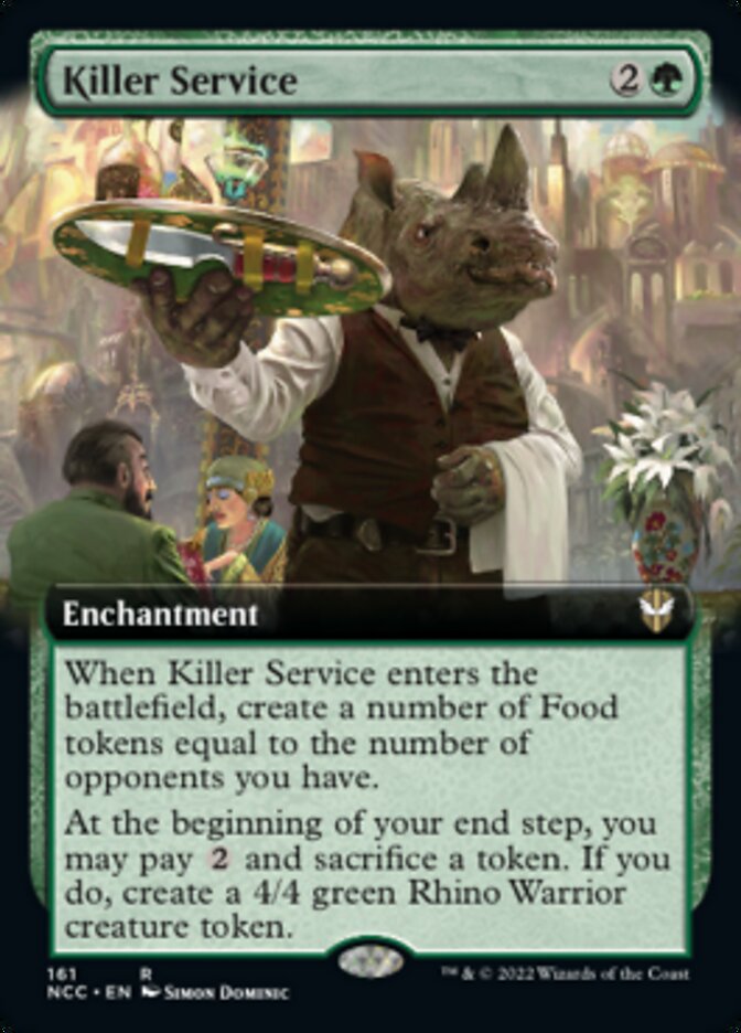 Killer Service (Extended Art) [Streets of New Capenna Commander] | Black Swamp Games