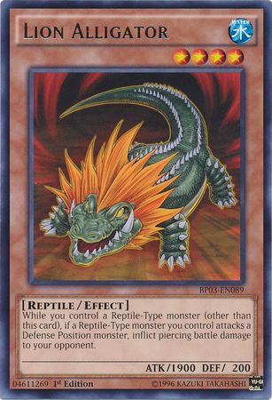 Lion Alligator [BP03-EN089] Rare | Black Swamp Games